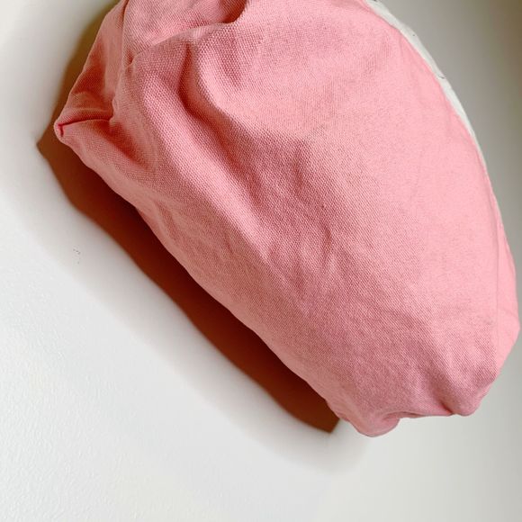 VICTORIAS SECRET Pink Cream Canvas Crossbody Tote - Picture 6 of 12